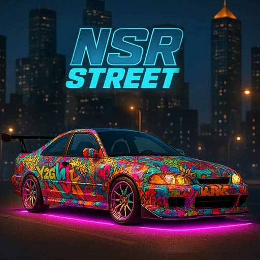 Screenshot of NSR Street Car Racing available on Infinite Chef Online
