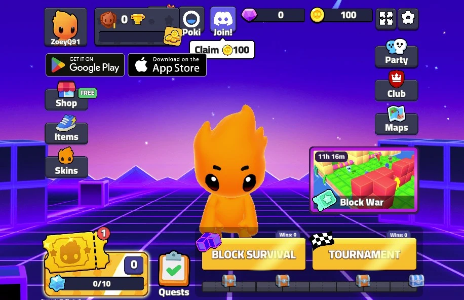 Screenshot of Rumble Rush available on Infinite Chef Online
