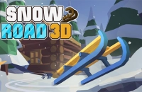 Screenshot of Snow Road 3D available on Infinite Chef Online
